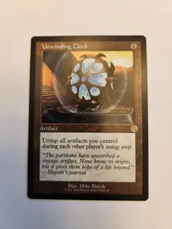 Unwinding Clock #61 Retro NM+ MTG - Image 1