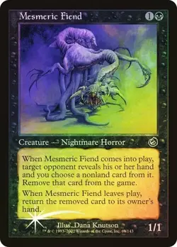 Torment  MTG FOIL  Mesmeric Fiend   Magic - Image 1