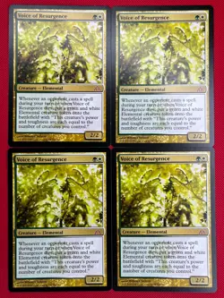 MTG 4X Voice of Resurgence X4 Dragon's Maze Magic - SP/NM - Image 2