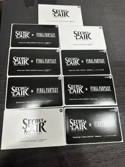 MtG Magic Secret Lair x FINAL FANTASY Complete FOIL ENGLISH Set In Hand - Image 1