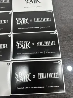 MtG Magic Secret Lair x FINAL FANTASY Complete FOIL ENGLISH Set In Hand - Image 10