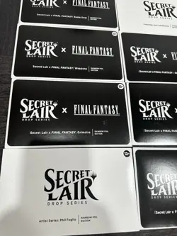 MtG Magic Secret Lair x FINAL FANTASY Complete FOIL ENGLISH Set In Hand - Image 5