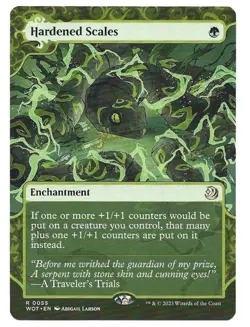 Magic: The Gathering - Hardened Scales, Wilds of Eldraine (WOT), #055 Rare NM - Image 1