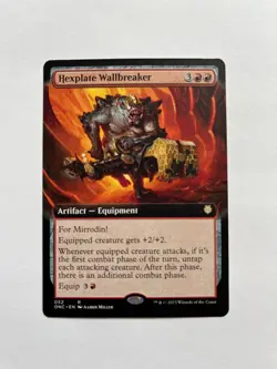 Hexplate Wallbreaker (Extended Art) Commander: Phyrexia: All Will Be One Regular - Image 2