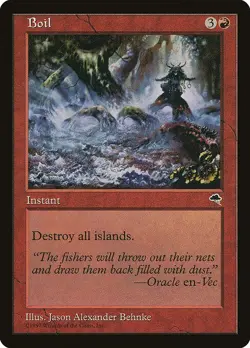 MTG Tempest --- BOIL --- Uncommon! NM! Magic the Gathering! - Image 3