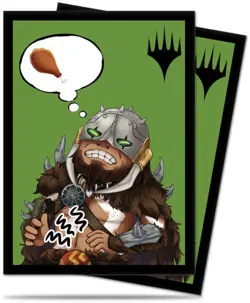 Ultra Pro MTG Magic Gathering Chibi Garruk I'm Starving Sleeves 100ct NEW!! - Image 2