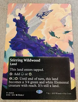 Stirring Wildwood - #84 Regular (Borderless) Edge of Eternities - Mtg - Image 1