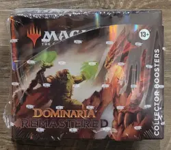 2023 NEW & SEALED MTG Dominaria Remastered Collector Booster Box, MINT - Image 1
