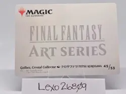 Golbez, Crystal Collector Art Card (Gold Stamped Signature) Final Fantasy MTG - Image 3