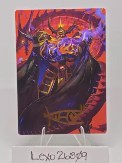 Golbez, Crystal Collector Art Card (Gold Stamped Signature) Final Fantasy MTG - Image 4