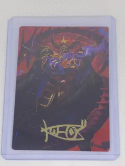 Golbez, Crystal Collector Art Card (Gold Stamped Signature) Final Fantasy MTG - Image 5