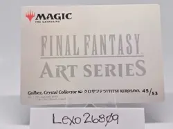 Golbez, Crystal Collector Art Card (Gold Stamped Signature) Final Fantasy MTG - Image 6