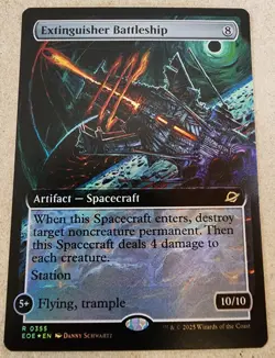 Extinguisher Battleship - #355 Foil (Extended Art) Edge of Eternities - Mtg - Image 1