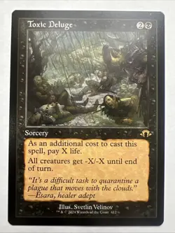 MTG Toxic Deluge (Retro Frame) Modern Horizons 3 NM - Image 1