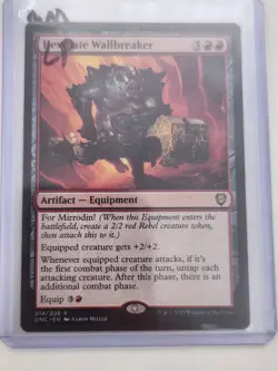 1x Hexplate Wallbreaker, Phyrexia All Will Be One Commander, Magic MTG LP - Image 6