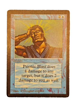 MTG Magic the Gathering Beta PSIONIC blast - Image 4