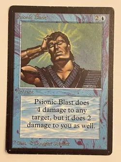 MTG Magic the Gathering Beta PSIONIC blast - Image 5