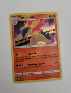 Pokemon Typhlosion SM185 Holo Sun Moon Black Star Promo 2019 TCG Card English EN - Image 1
