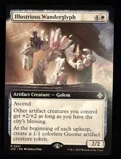 Illustrious Wanderglyph (Extended Art) Commander: the Lost Caverns of Ixalan NM - Image 1