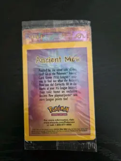 1999 Pokemon Movie Promo Card, Ancient Mew, Holo Card, Sealed - Image 2