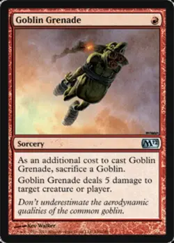 MTG - Goblin Grenade - Magic 2012 - NM, English Magic FLAT RATE SHIP - Image 1