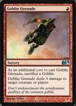 MTG - Goblin Grenade - Magic 2012 - NM, English Magic FLAT RATE SHIP - Image 2