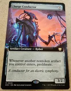 Surge Conductor - #39 Regular (Extended Art) Commander: Edge of Eternities - Mtg - Image 1