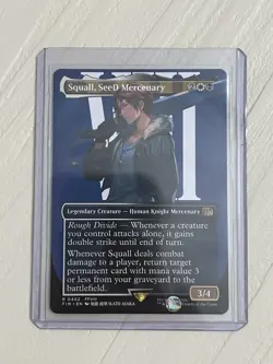 Squall, SeeD Mercenary - Borderless - Final Fantasy MTG - English - Image 1