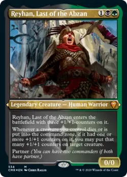 Reyhan, Last of the Abzan (Showcase) FOIL Commander Legends PLD CARD ABUGames - Image 1