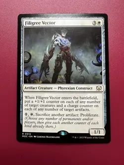 *** Filigree Vector *** March of the Machine Commander NM MTG English - Image 1