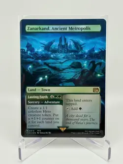 Zanarkand, Ancient Metropolis (Borderless) (Foil) MTG Final Fantasy NM/M!!! - Image 3