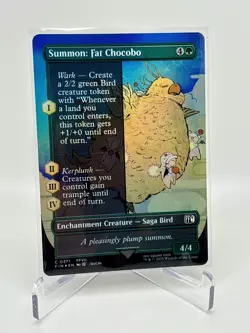 371 Summon: Fat Chocobo (Borderless Foil) Final Fantasy NM - Image 3
