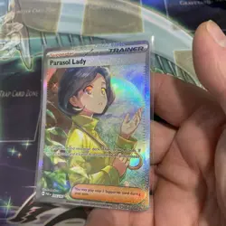 Parasol Lady 255/182 Sv04: Paradox Rift Holo SIR Pokémon TCG Card NM Condition - Image 20