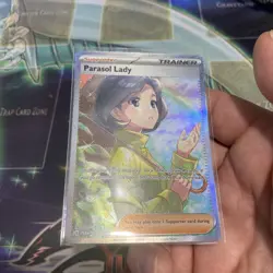 Parasol Lady 255/182 Sv04: Paradox Rift Holo SIR Pokémon TCG Card NM Condition - Image 22