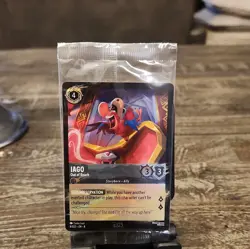 D23 Iago Out Of Reach Lorcana Promo Card D23 Gold Member Exclusive - Image 1