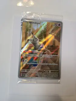 Pokémon Mimikyu SVP 075 Paldean Fates ETB Promo Card [SEALED] w/ Toploader! - Image 2