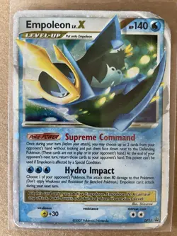 Empoleon LV.X DP11 - Pokemon TCG Diamond & Pearl Promo Ultra Rare Card HP/DMG - Image 1