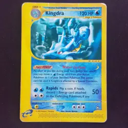 Kingdra 19/147🔥WELL PLAYED🔥Aquapolis Pokemon Card TCG - Image 1