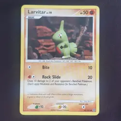 Larvitar 63/100 Yuka Morii Rare💎NEAR MINT💎Stormfront Pokemon Card TCG - Image 3