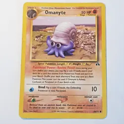 Omanyte 60/75 Neo Discovery ✨Good Condition✨ Pokemon Card TCG - Image 1