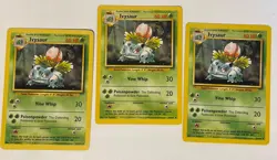 (1x) 🐸🍃IVYSAUR 30/102 Base Set Unlimited Uncommon 1999 WOTC Pokemon Card LP/NM - Image 1