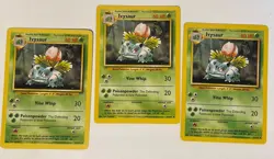 (1x) 🐸🍃IVYSAUR 30/102 Base Set Unlimited Uncommon 1999 WOTC Pokemon Card LP/NM - Image 3