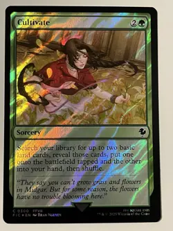 Aerith Cultivate-Surge Foil-Final Fantasy MTG 0300 - Image 1