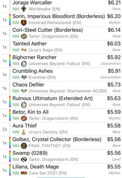 Magic the Gathering Collection 360 Cards Rares, Mythics, And Classics $3300!!! - Image 19