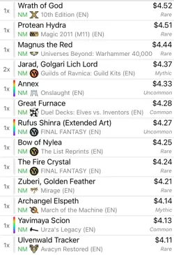 Magic the Gathering Collection 360 Cards Rares, Mythics, And Classics $3300!!! - Image 23