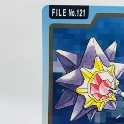 Pokemon Cards Bandai Carddass Starmie File No.121 1997 EX Japanese D784 - Image 14