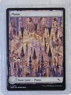MTG Plains #272 Full Art Murders at Karlov Manor Magic Card Land NM - Image 11