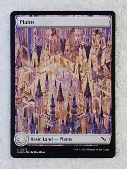 MTG Plains #272 Full Art Murders at Karlov Manor Magic Card Land NM - Image 2
