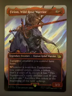 Firion, Wild Rose Warrior (Borderless) (Surge Foil) Final Fantasy Foil - Image 1