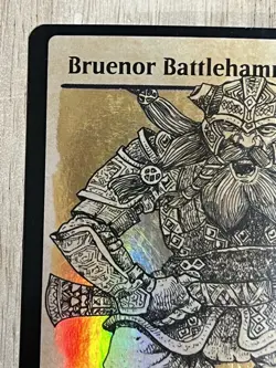 Awesome Magic The Gathering MTG Card Foil Bruenor Battlehammer AFR 337 LP - Image 2